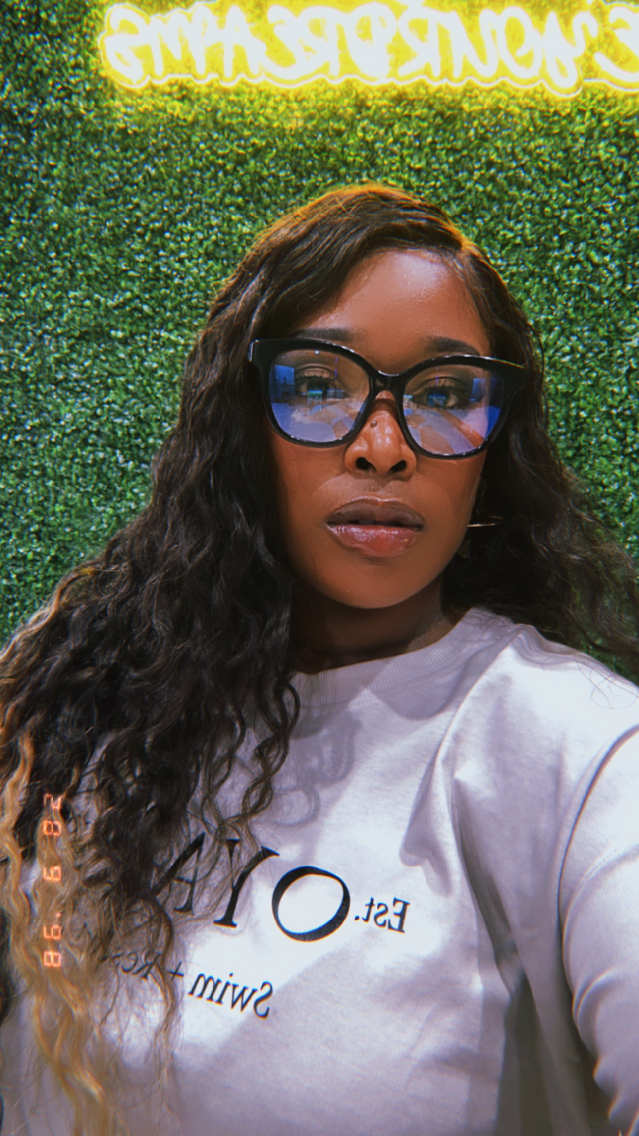 OYAA Swim + Resort Cropped Tee Taupe (Est. 2017)