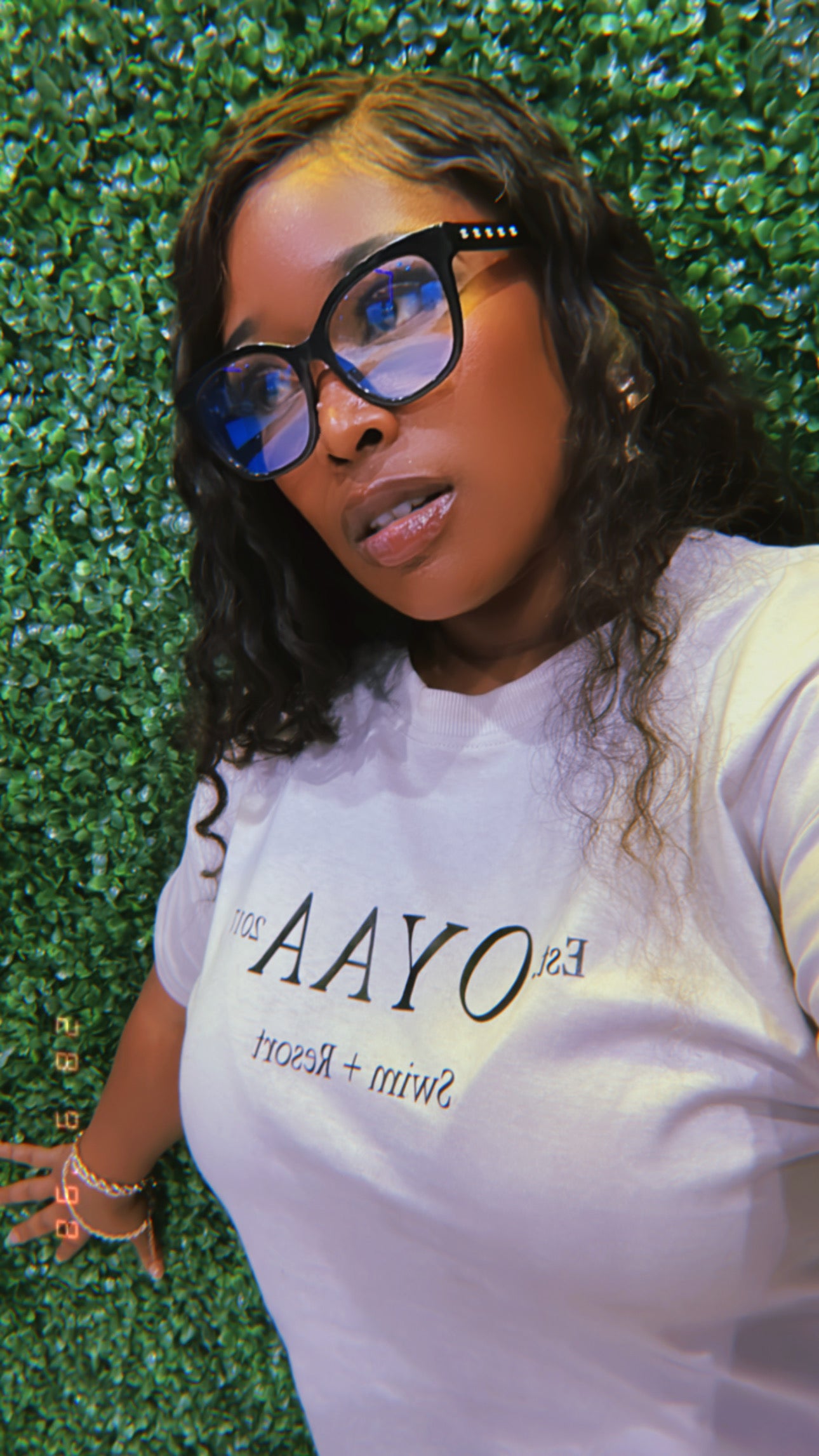 OYAA Swim + Resort Cropped Tee Taupe (Est. 2017)